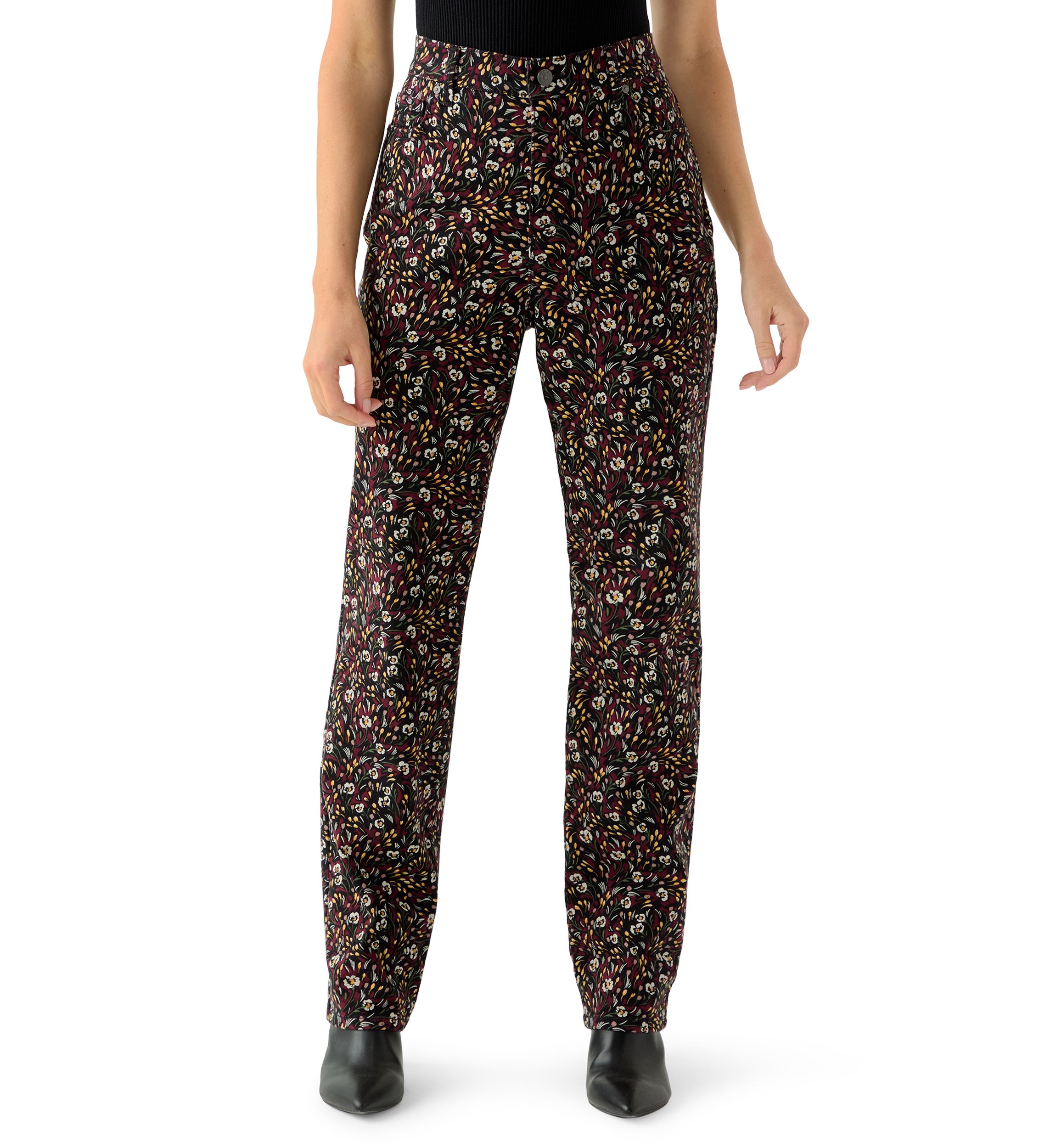Petite Amanda Classic Printed Pants