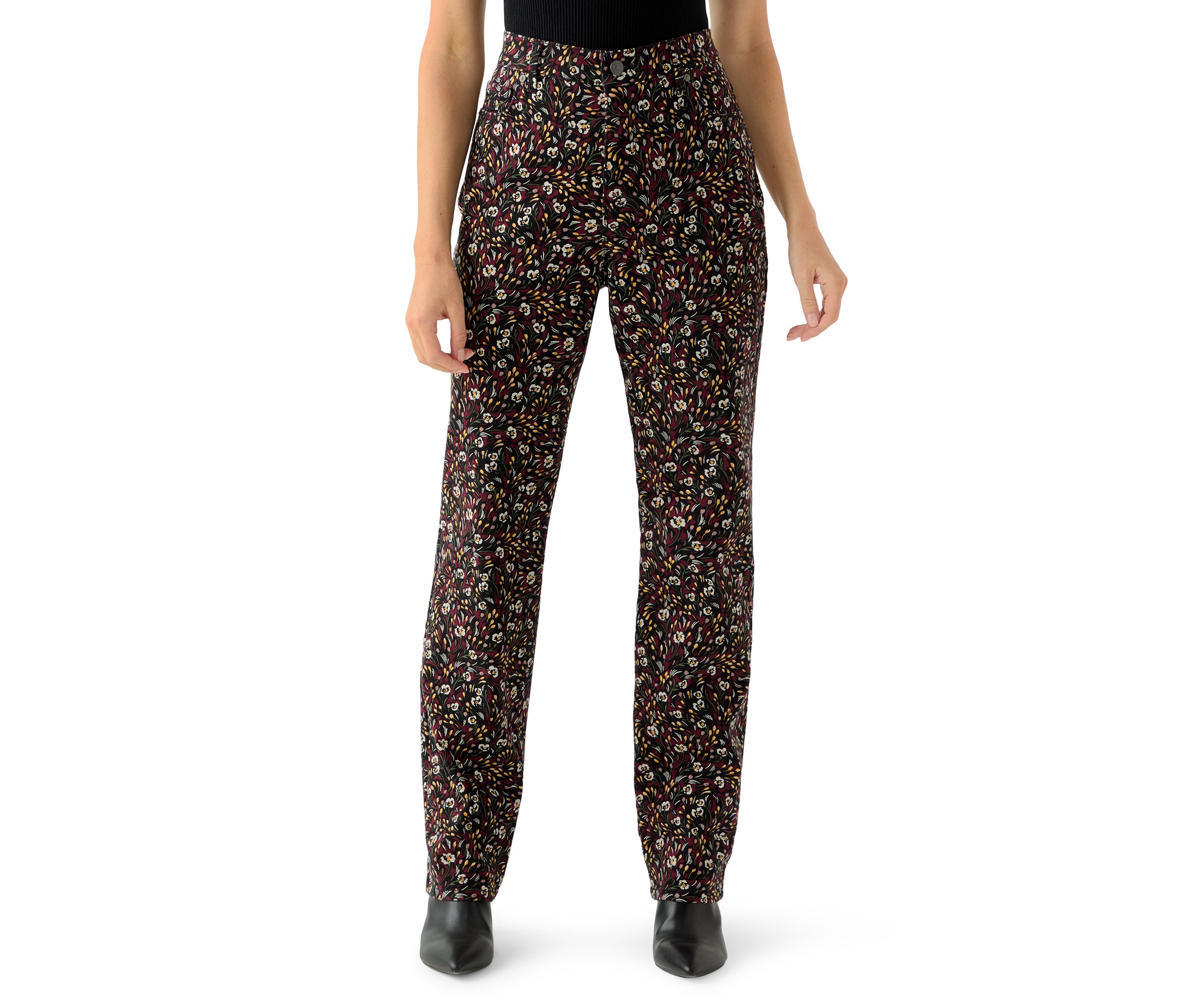 Petite Amanda Classic Printed Pants