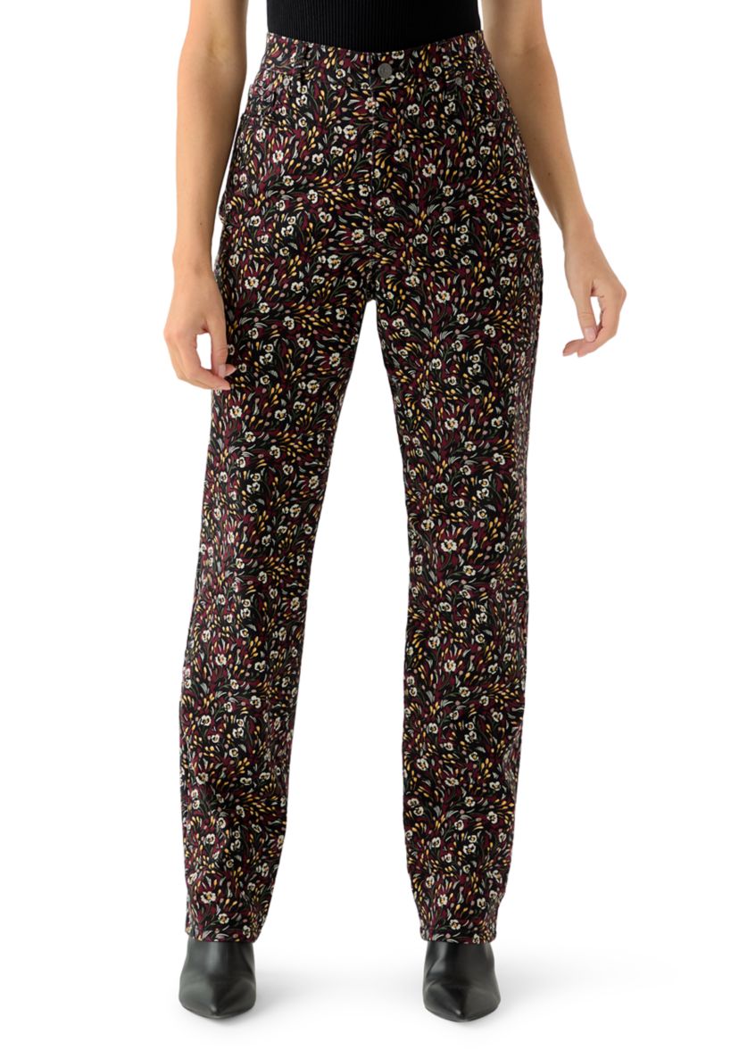 Petite Amanda Classic Printed Pants