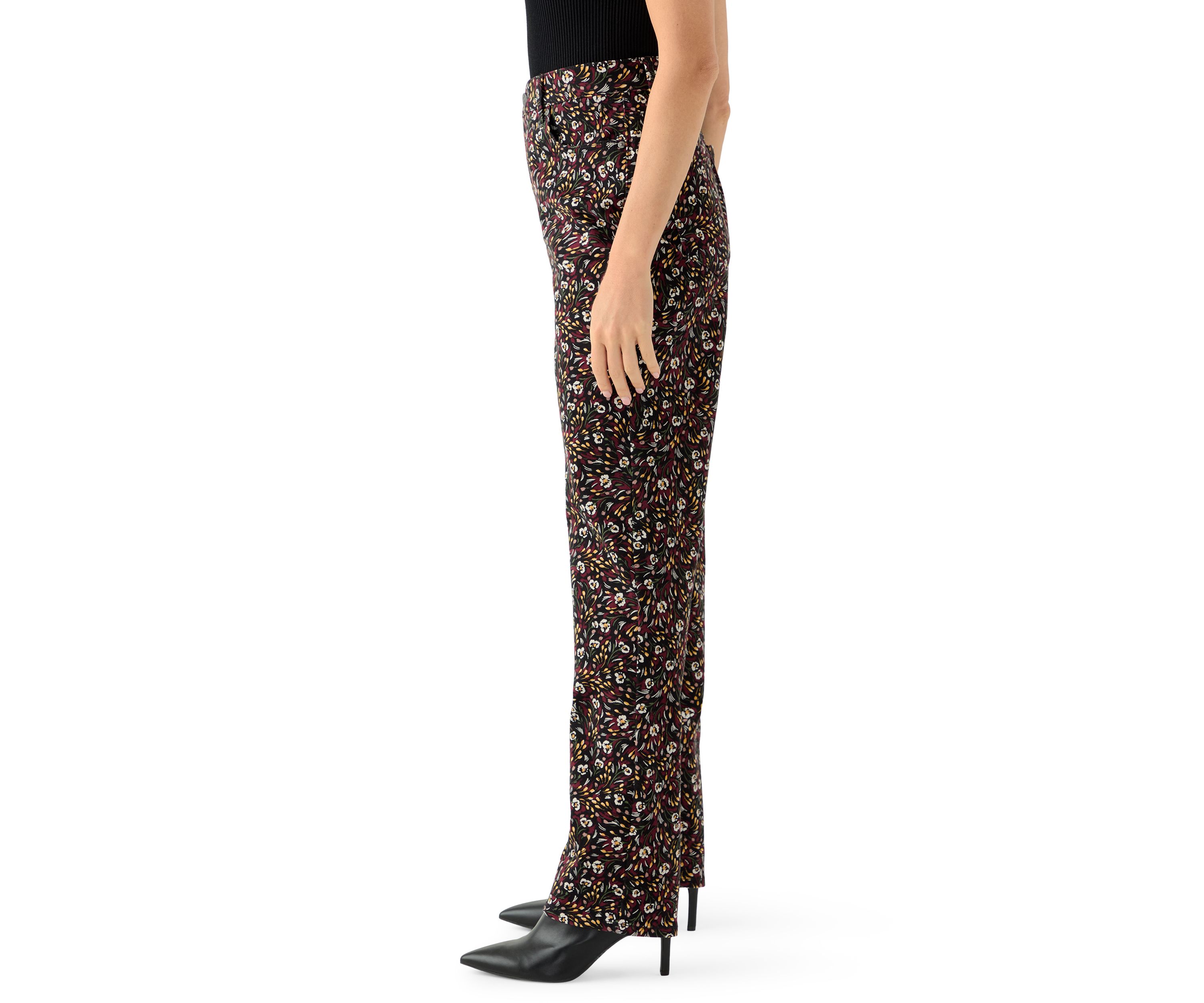 Petite Amanda Classic Printed Pants