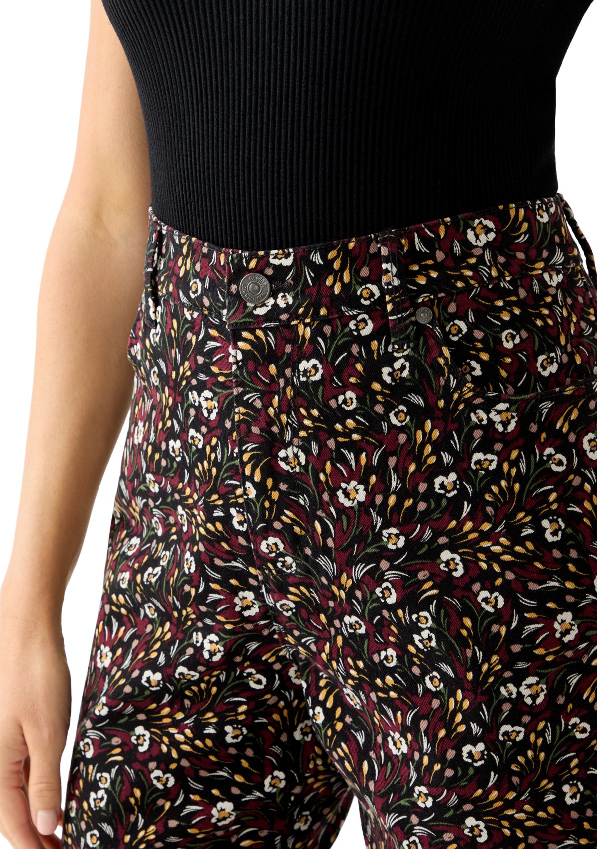 Petite Amanda Classic Printed Pants