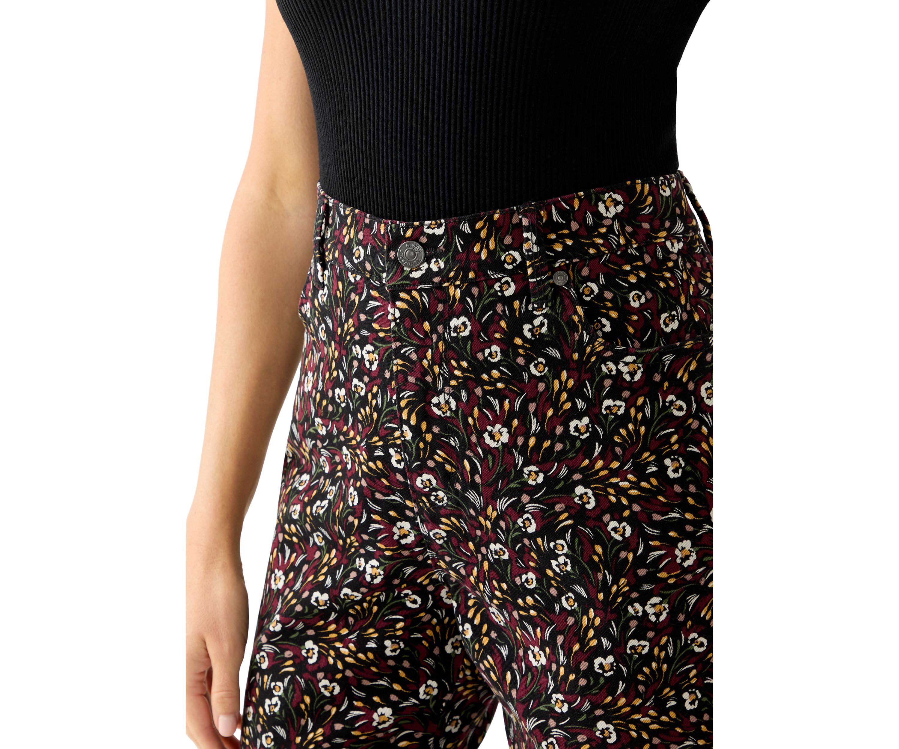 Petite Amanda Classic Printed Pants