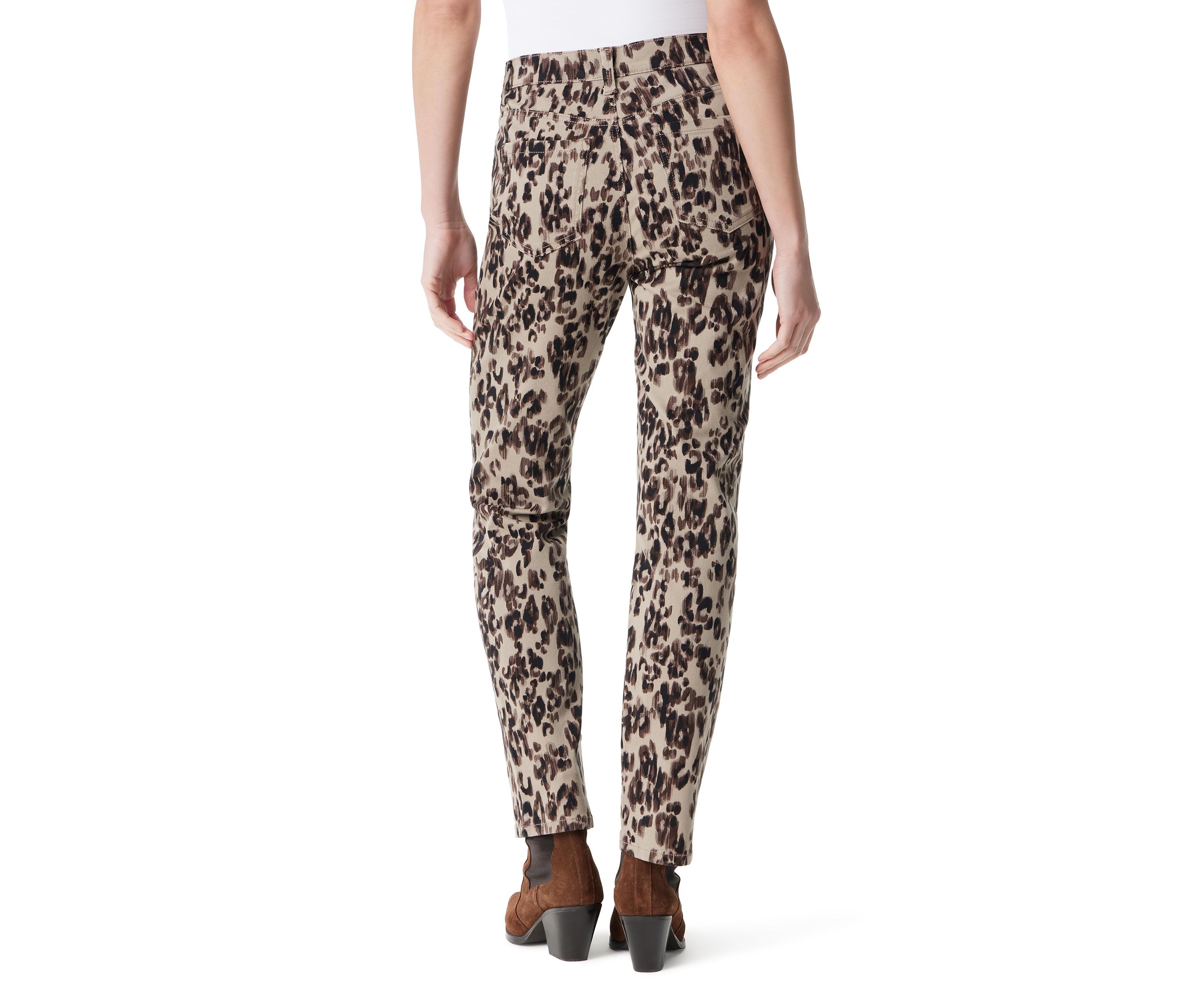 Petite Amanda Classic Printed Pants 