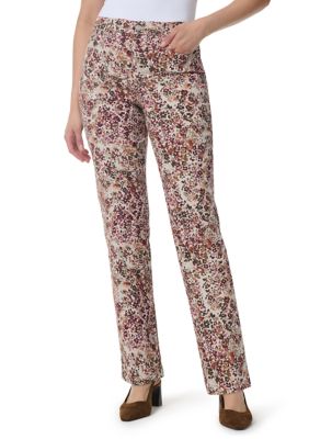 Gloria Vanderbilt Women's Amanda Classic Print Pants