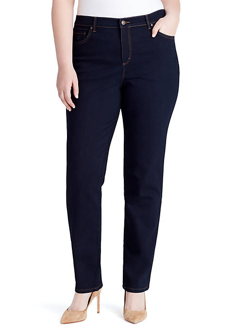 Gloria Vanderbilt Plus Size Amanda 5 Pocket Jean (Short & Average ...