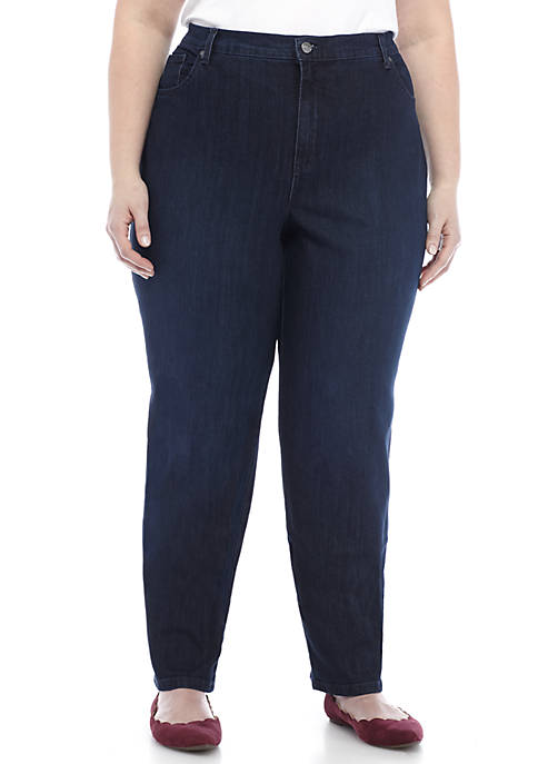 Gloria Vanderbilt Plus Size Amanda 5 Pocket Jean (Short & Average ...