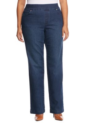 Gloria Vanderbilt Plus Size Avery Pull On Jean (Short & Average) | belk