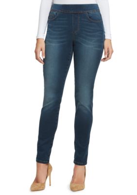 gloria vanderbilt pull on jeans