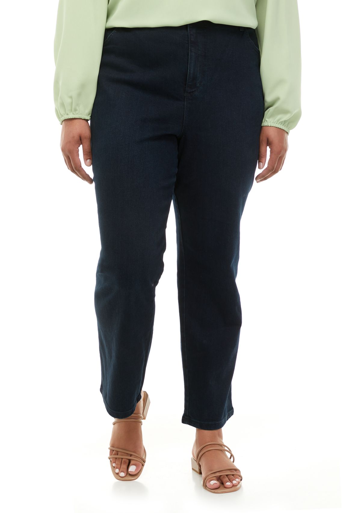 Plus Size Amanda Denim Pants