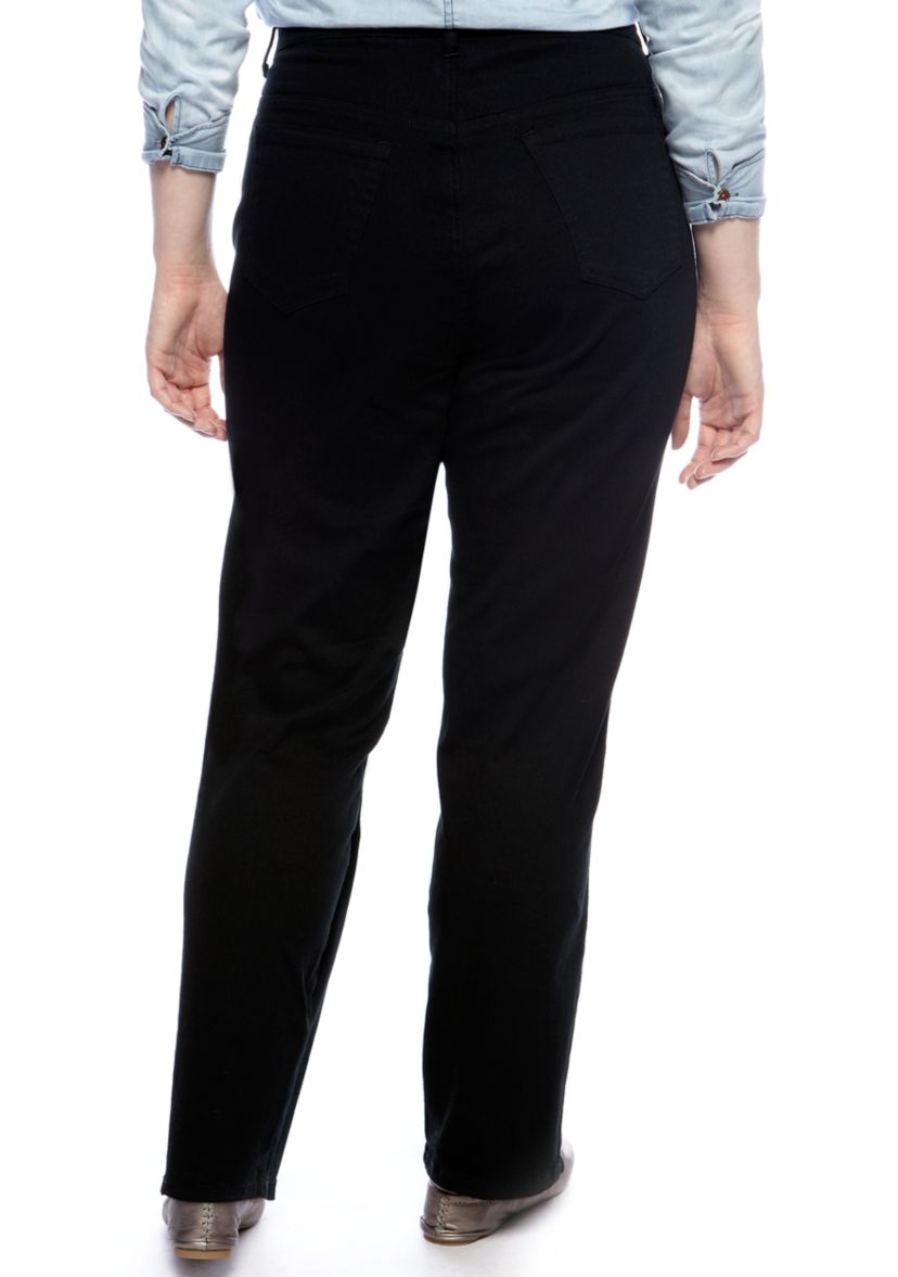 Plus Size Amanda 5 Pocket Jean in Black - Average Length