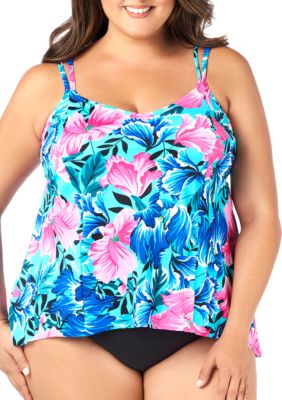 shapesolver plus size graphic content swim collectio