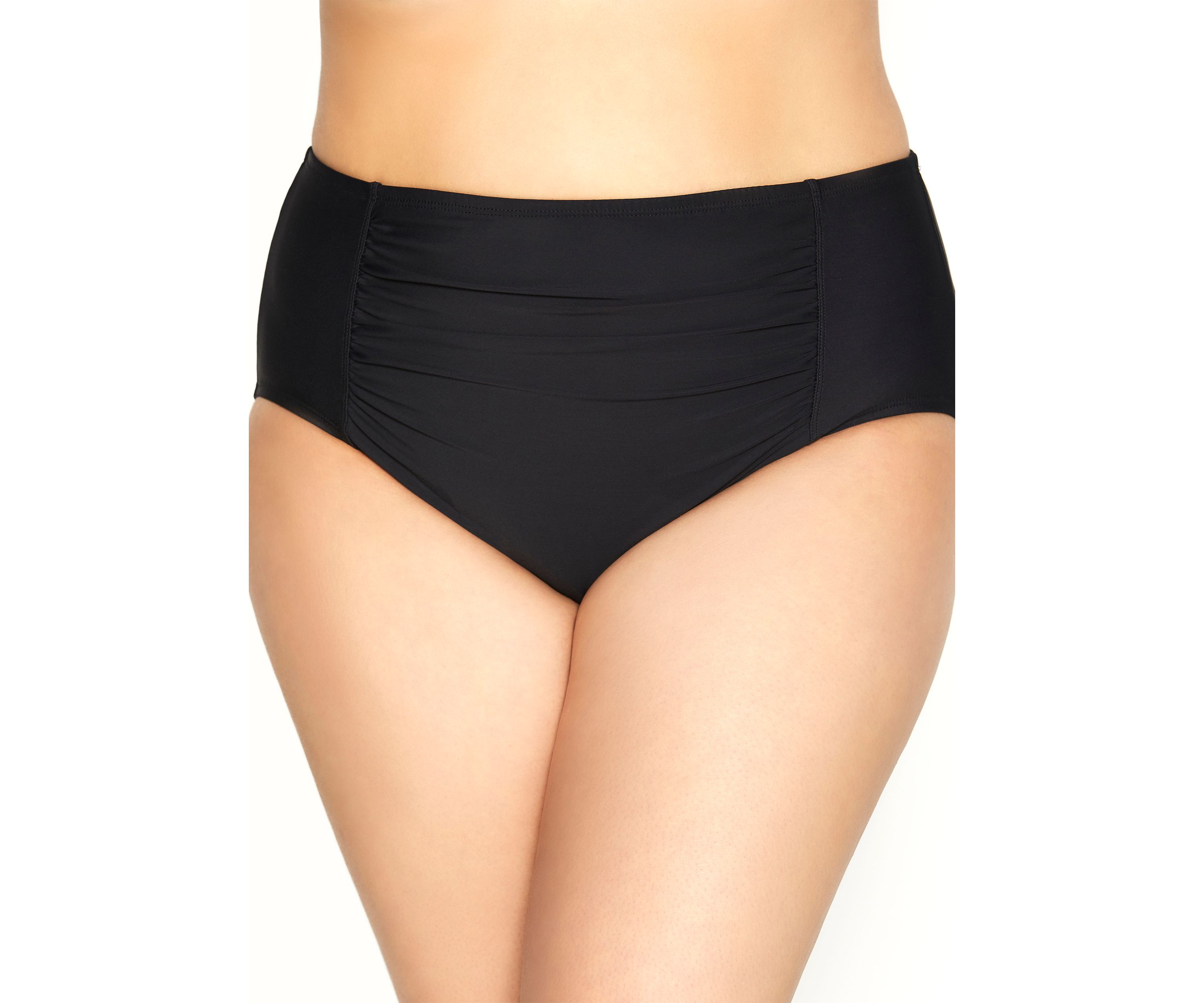 Plus Size Center Shirred Briefs 