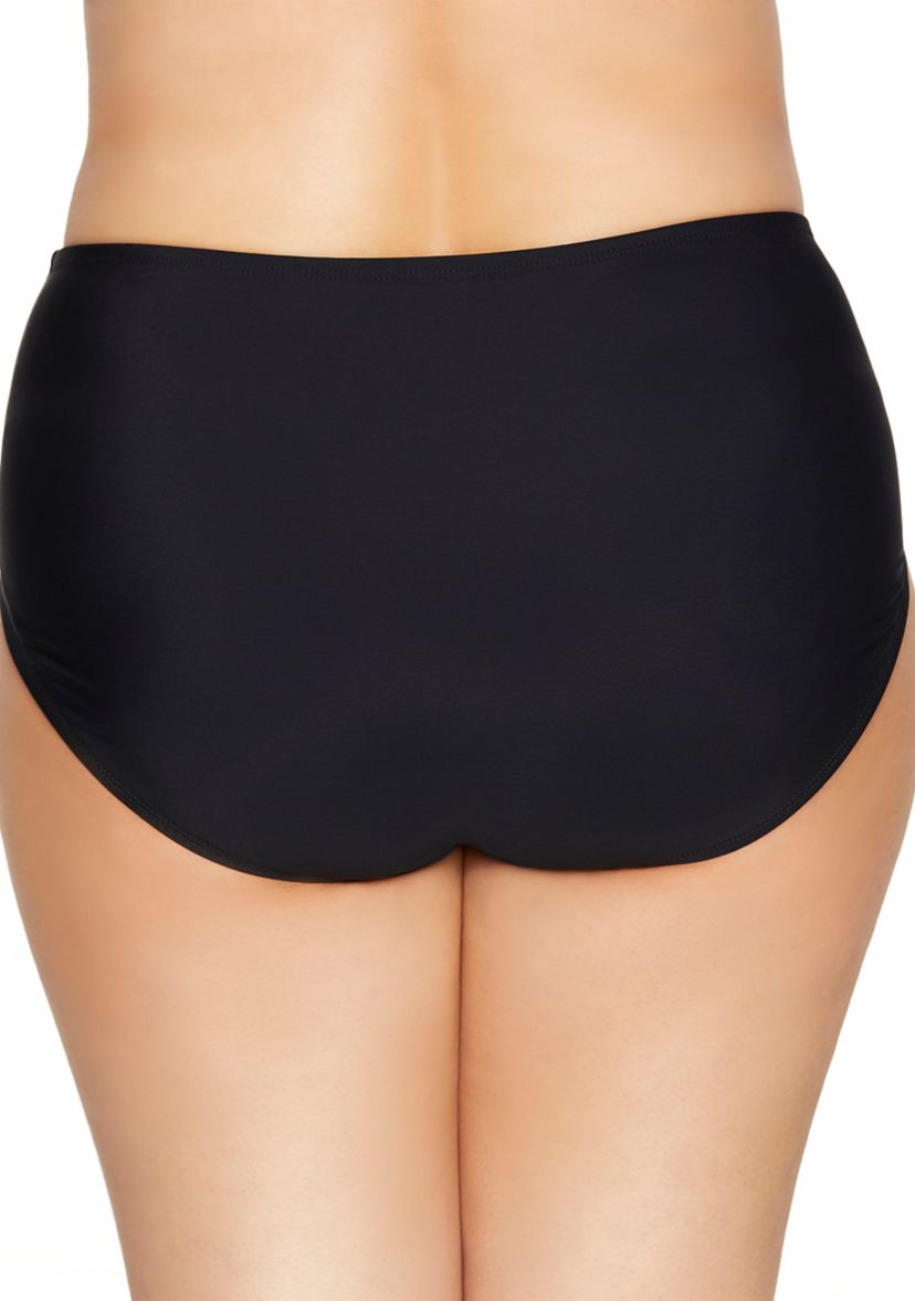 Plus Size Center Shirred Briefs 
