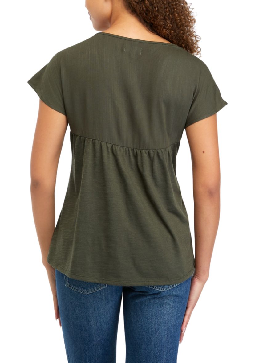 Slub Knit Top