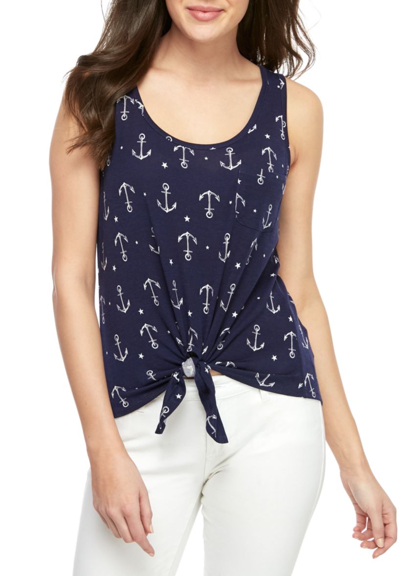 Anchor Tank with Knot Front