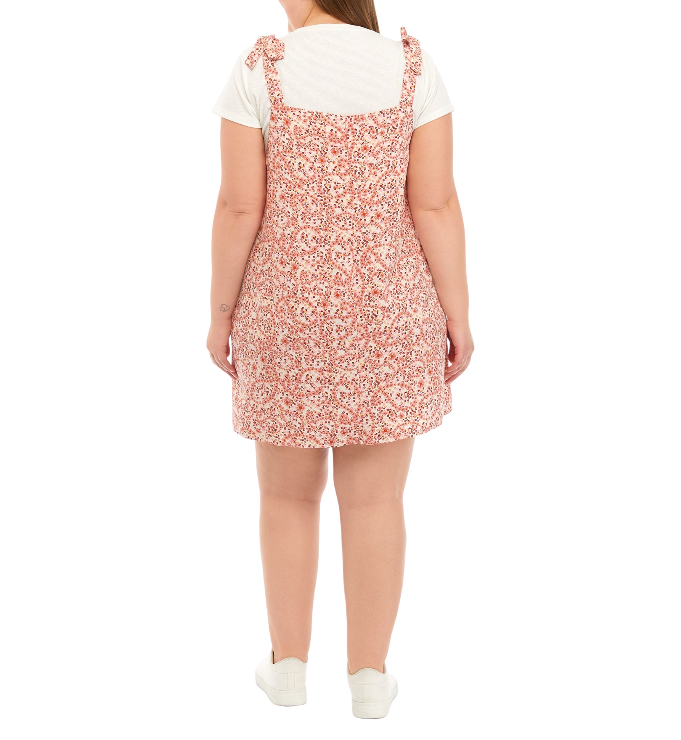  Plus Size Twofer Dress 