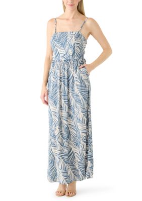 June & Hudson Women's Square Neck Cami Maxi Dress, Medium