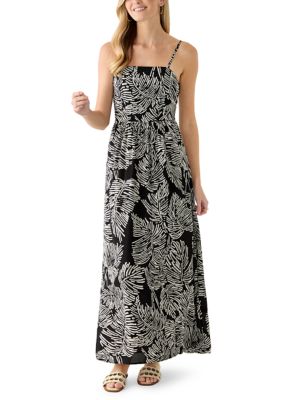 June & Hudson Women's Square Neck Cami Maxi Dress, Large