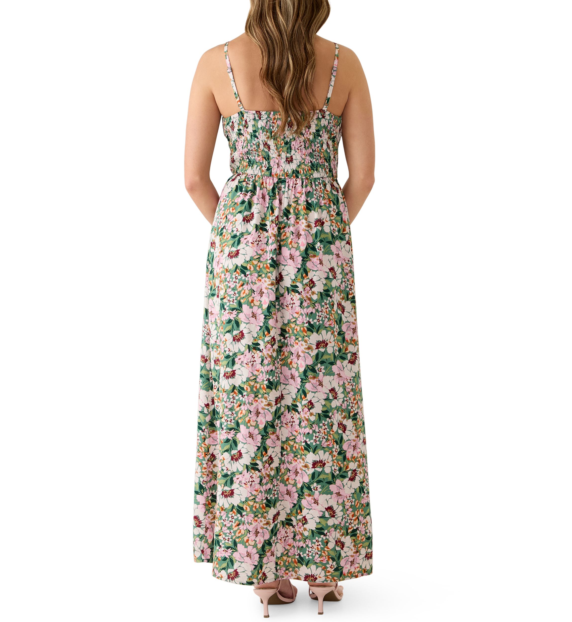 slim fit dress slacks Baltic Born Womens Estefania Maxi Dress | Dark Sage