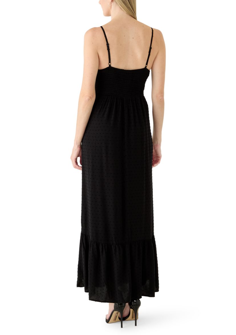 as u wish black dress AS U Wish Size XS Black Embroidered Hem Pleated Front Lined Dress