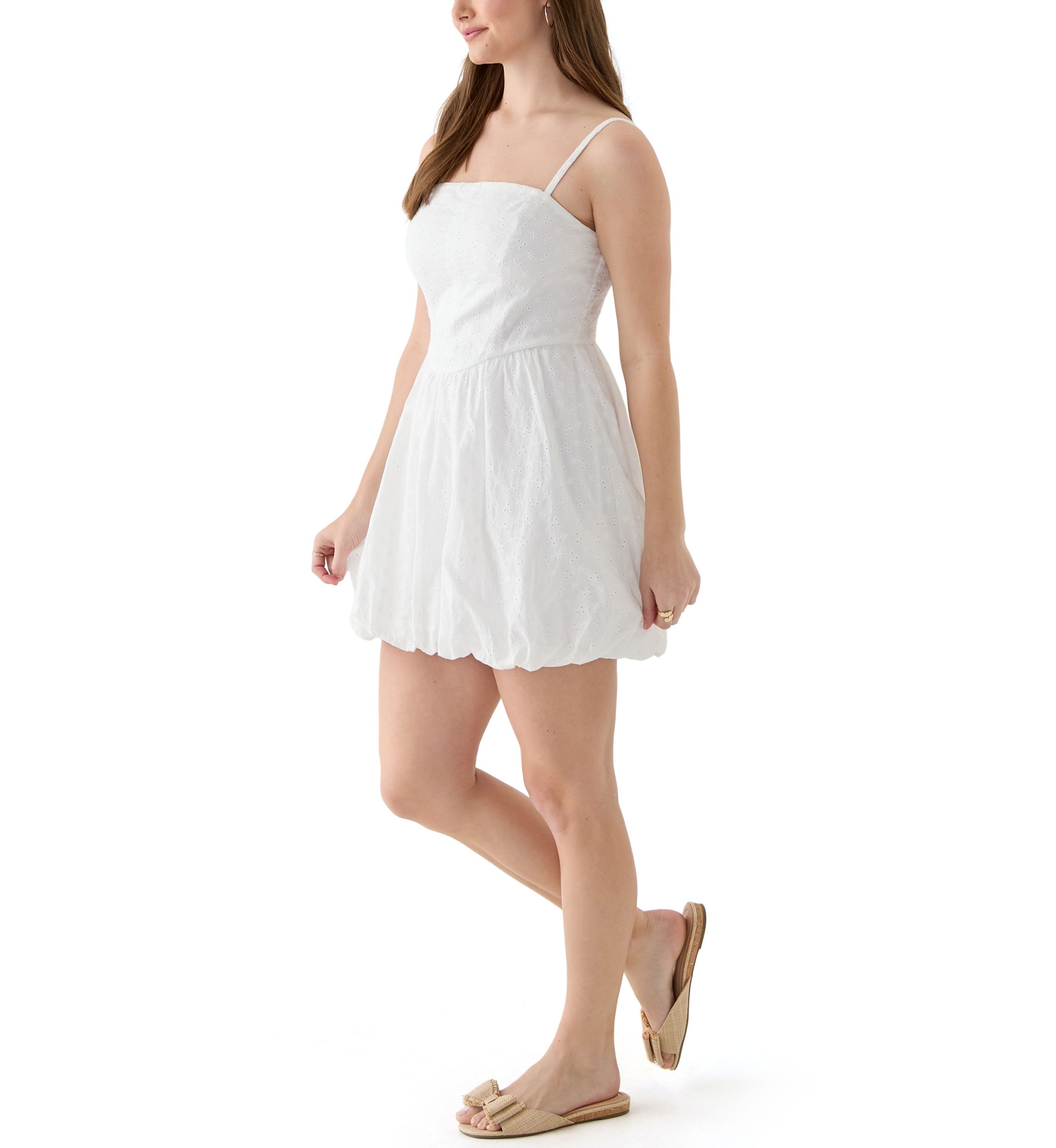 Womens Bubble Skirt Mini Dress