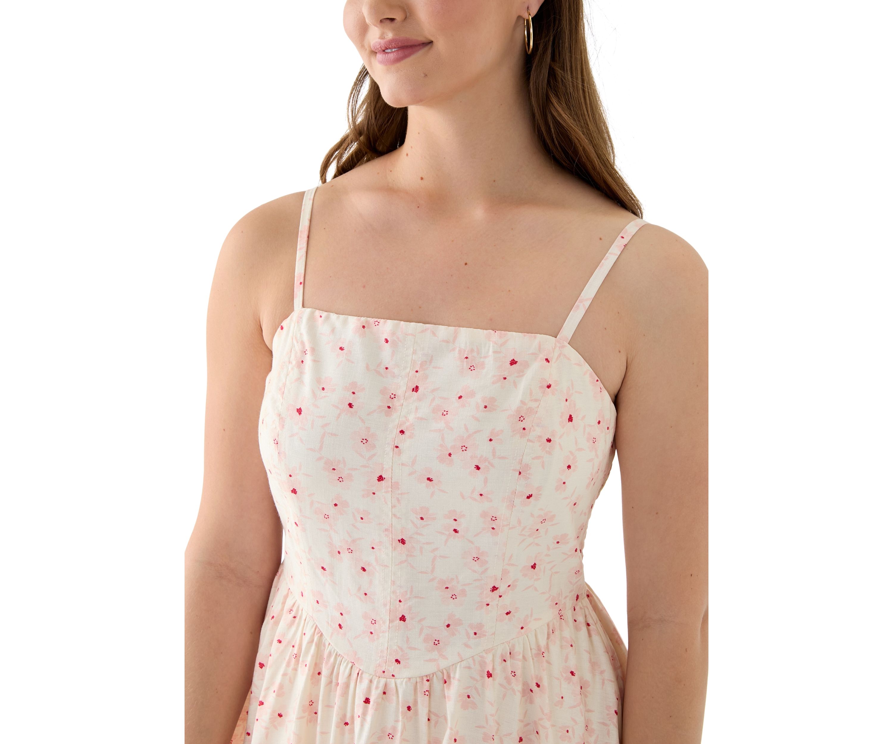 Womens Printed Bubble Skirt Mini Dress