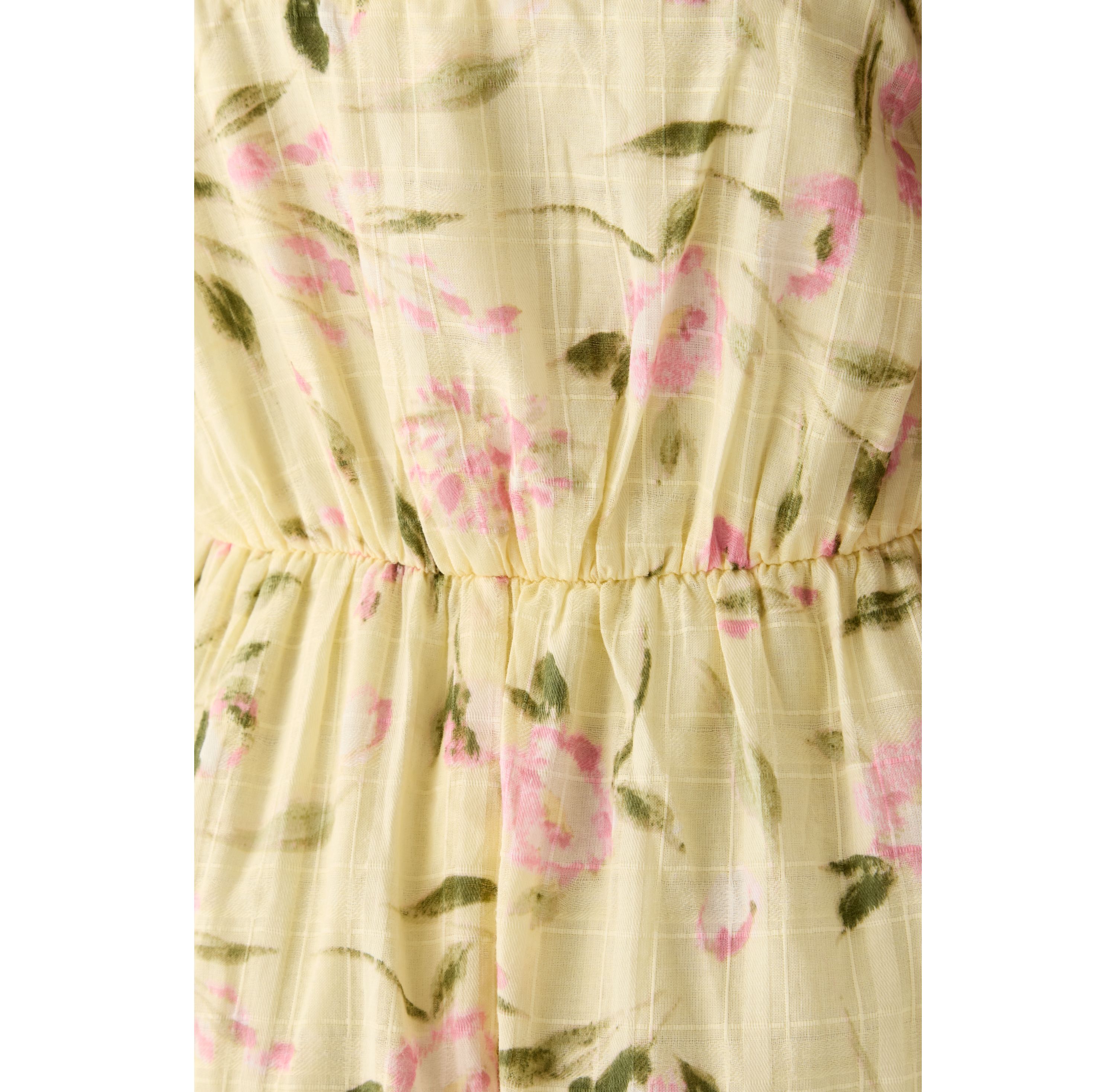 Womens Eyelet Midi Dress