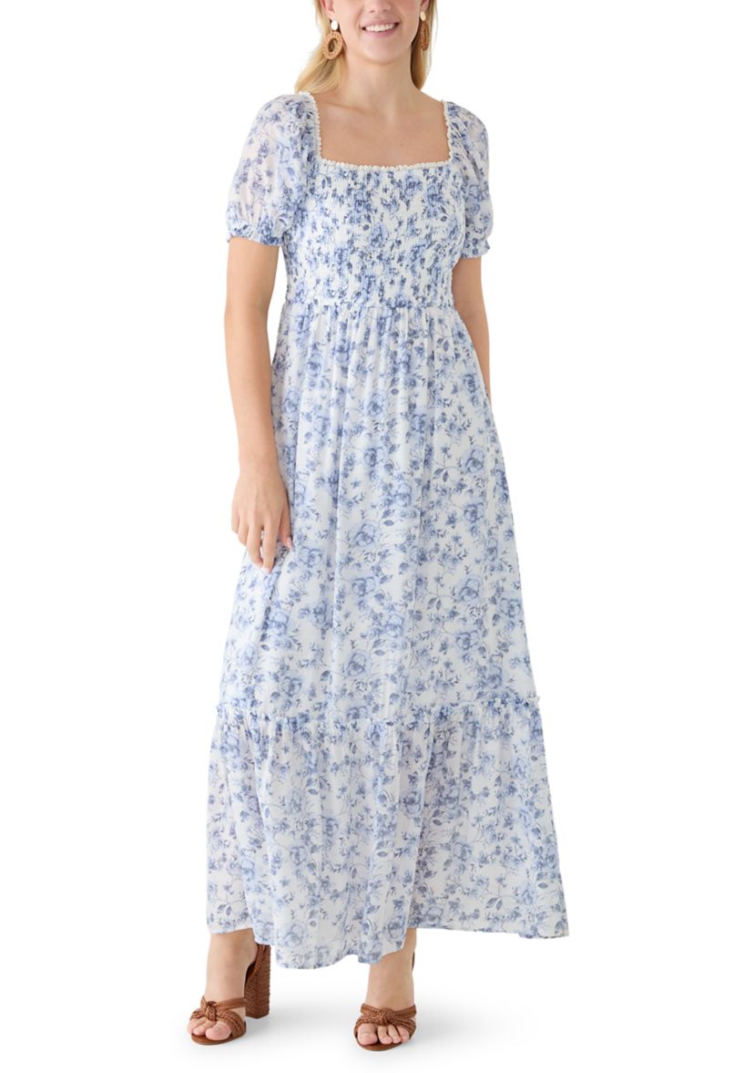 smock maxi dress with sleeves Buy Friends Like These Black Short Sleeve Tiered from Next USA The versatile design makes it suitable for various occasions WOMEN'S SHORT SLEEVE SQUARE NECK