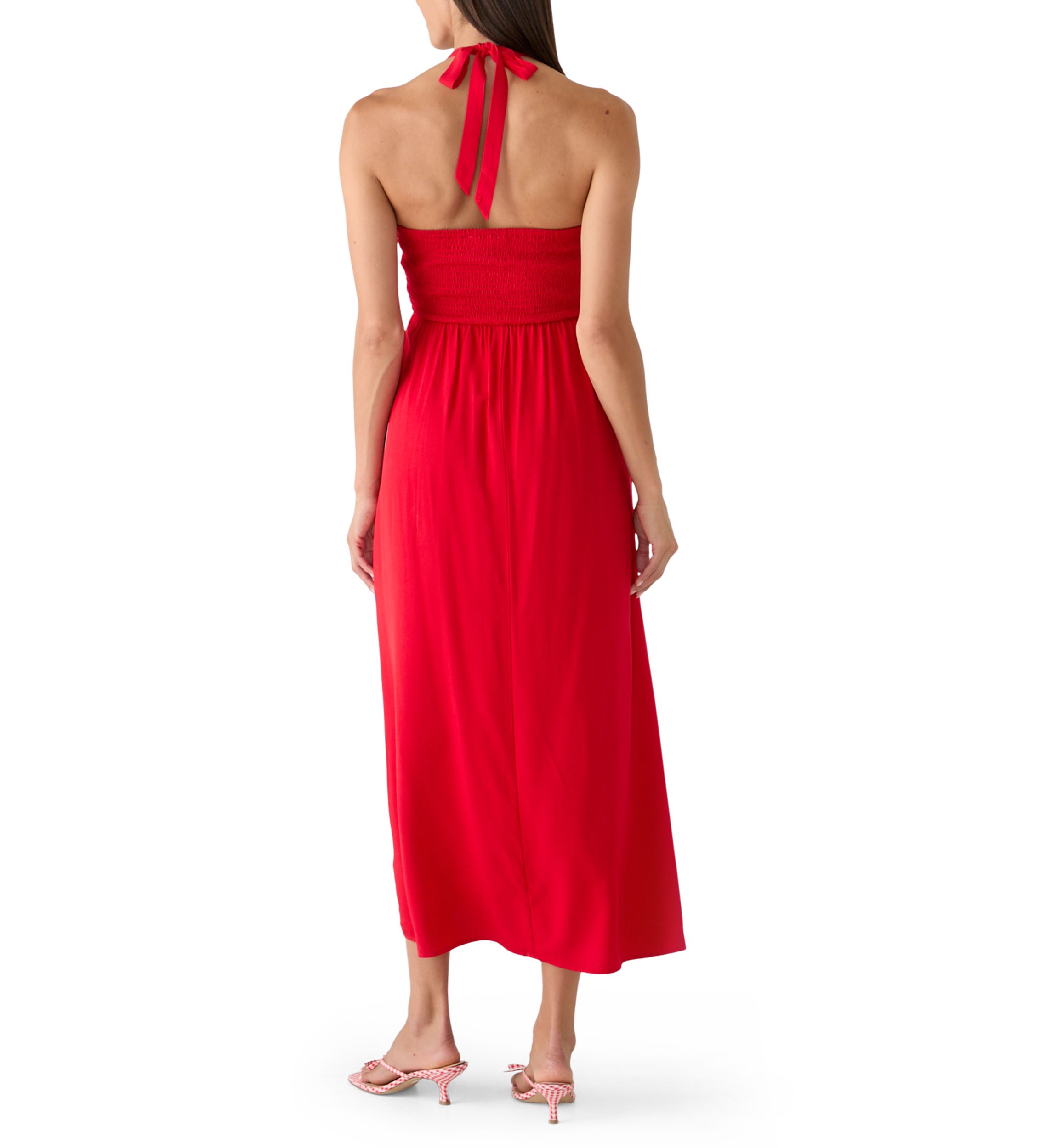 wedding silk dress Luca- Pleated Silk Wedding Dress