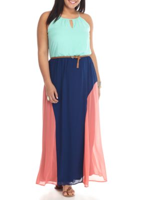 belk plus size maxi dresses