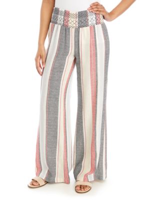 indigo rein linen pants