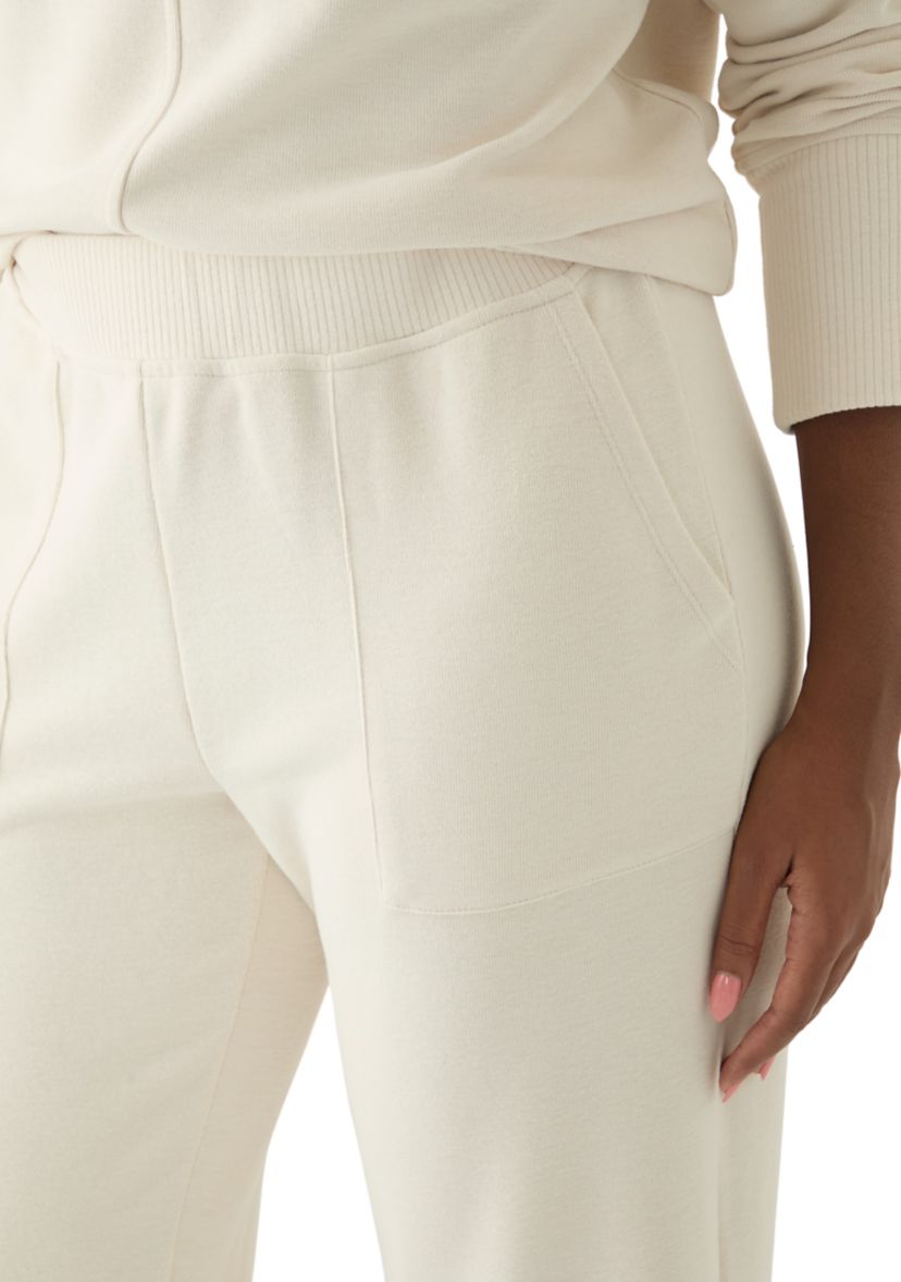Womens Straight Patch Pocket Pants