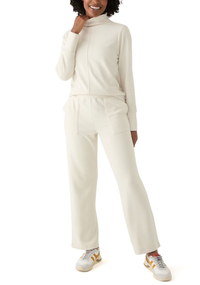 Womens Straight Patch Pocket Pants