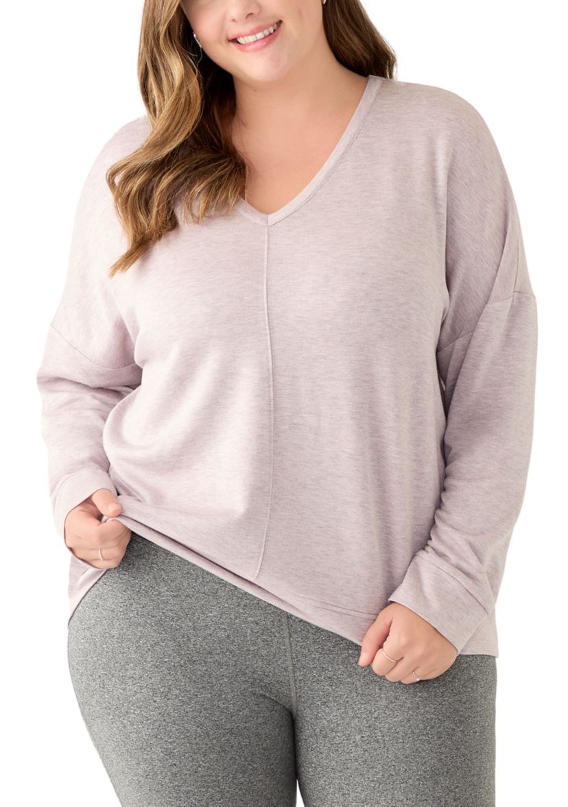 Plus Size Terry Knit Top
