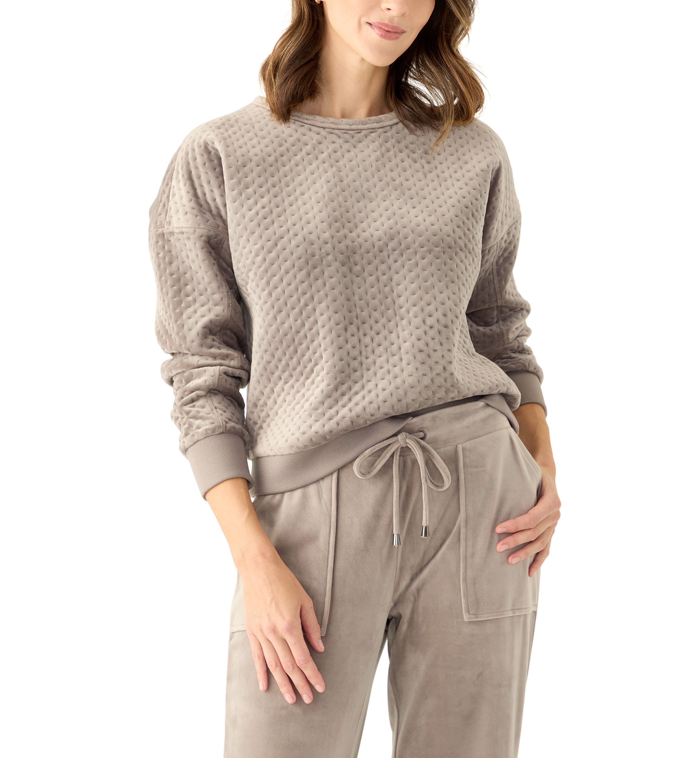 Womens Seam Sleeve Sweatshirt 