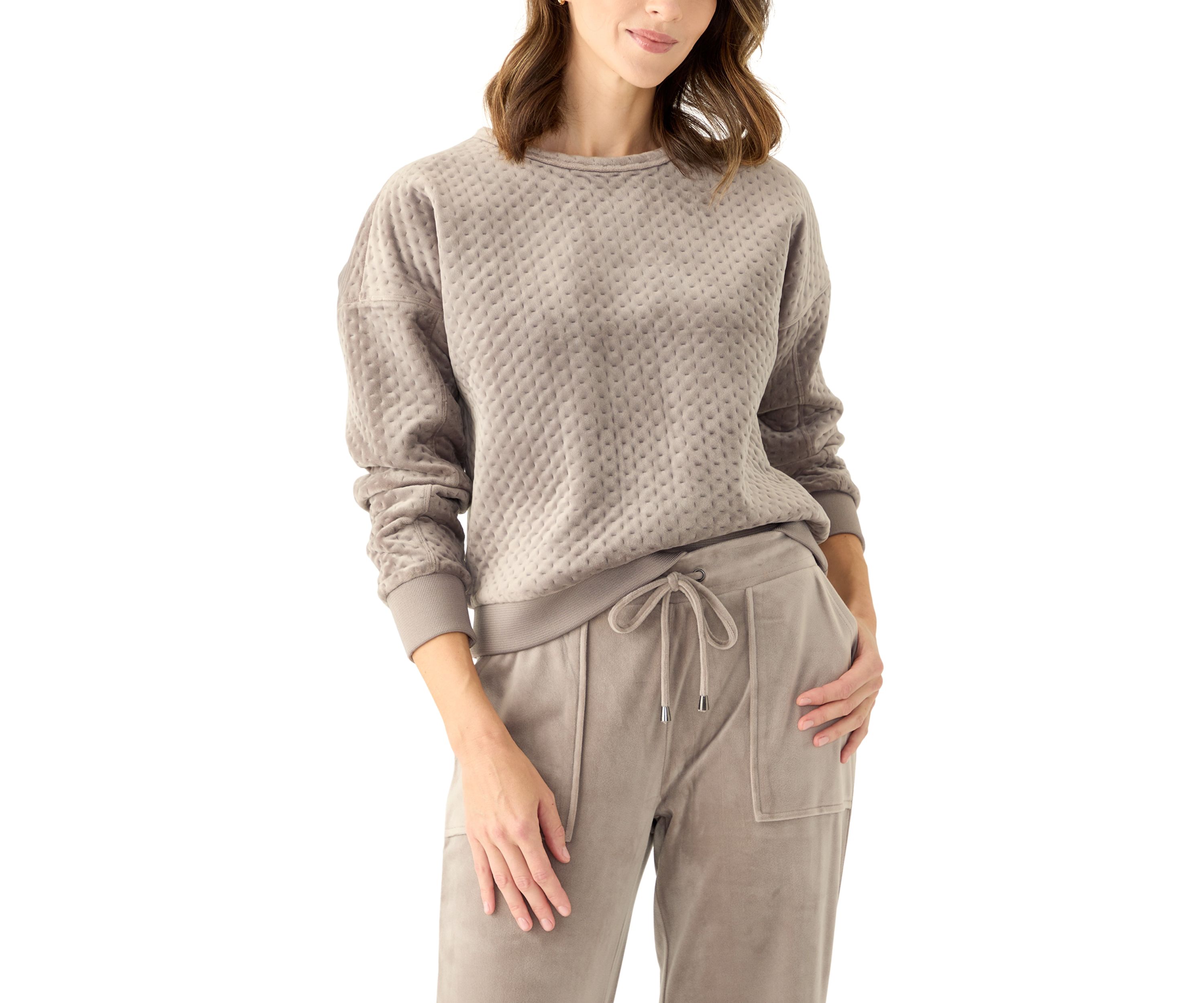 Womens Seam Sleeve Sweatshirt 
