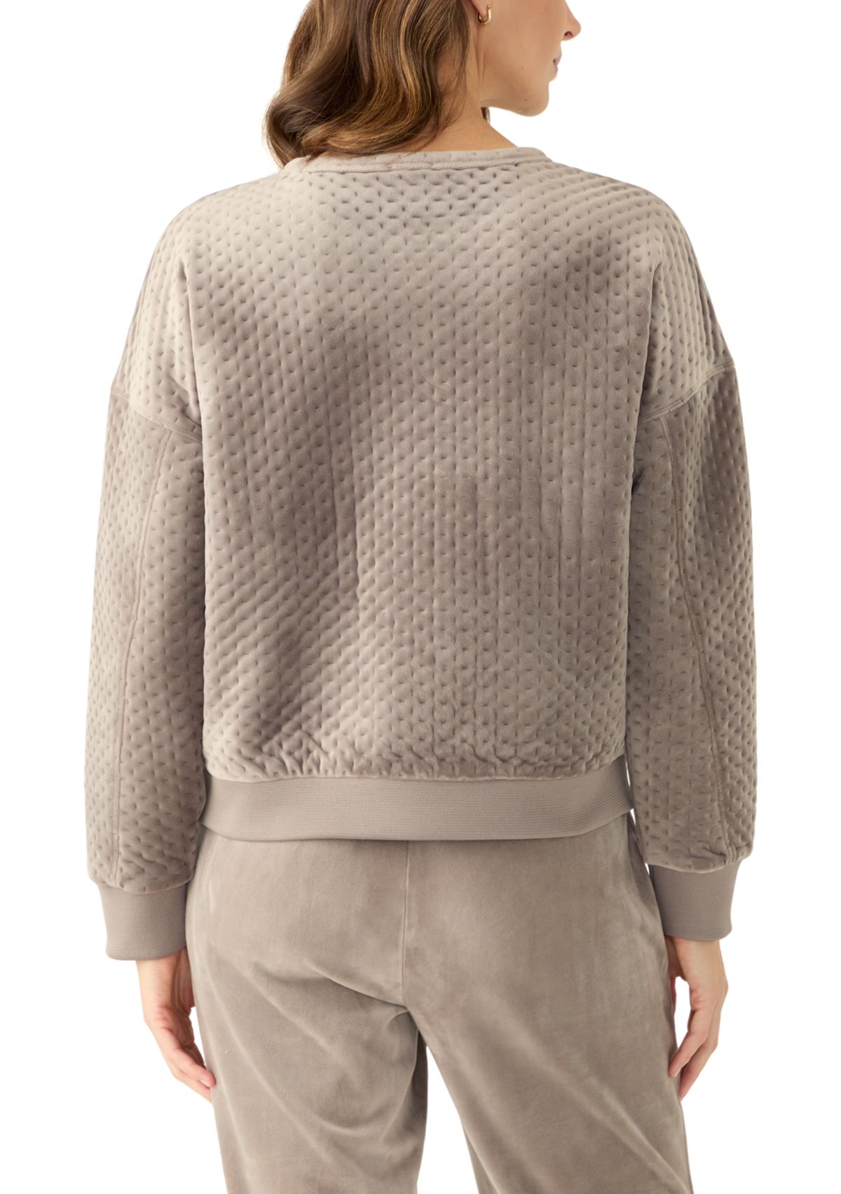 Womens Seam Sleeve Sweatshirt 