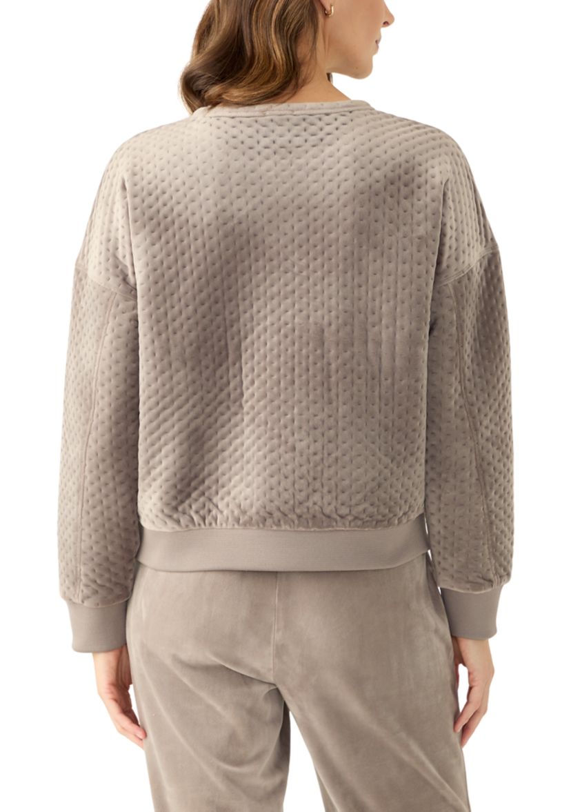 Womens Seam Sleeve Sweatshirt 
