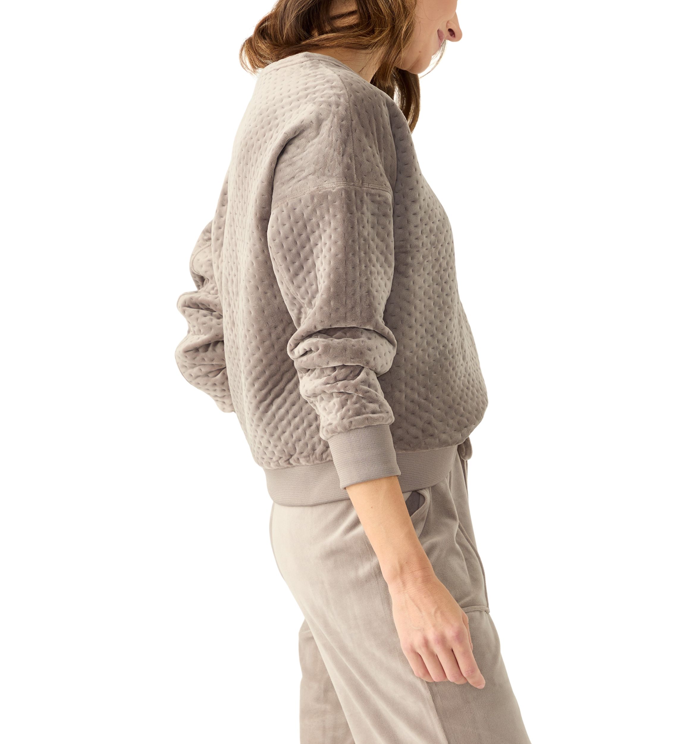 Womens Seam Sleeve Sweatshirt 
