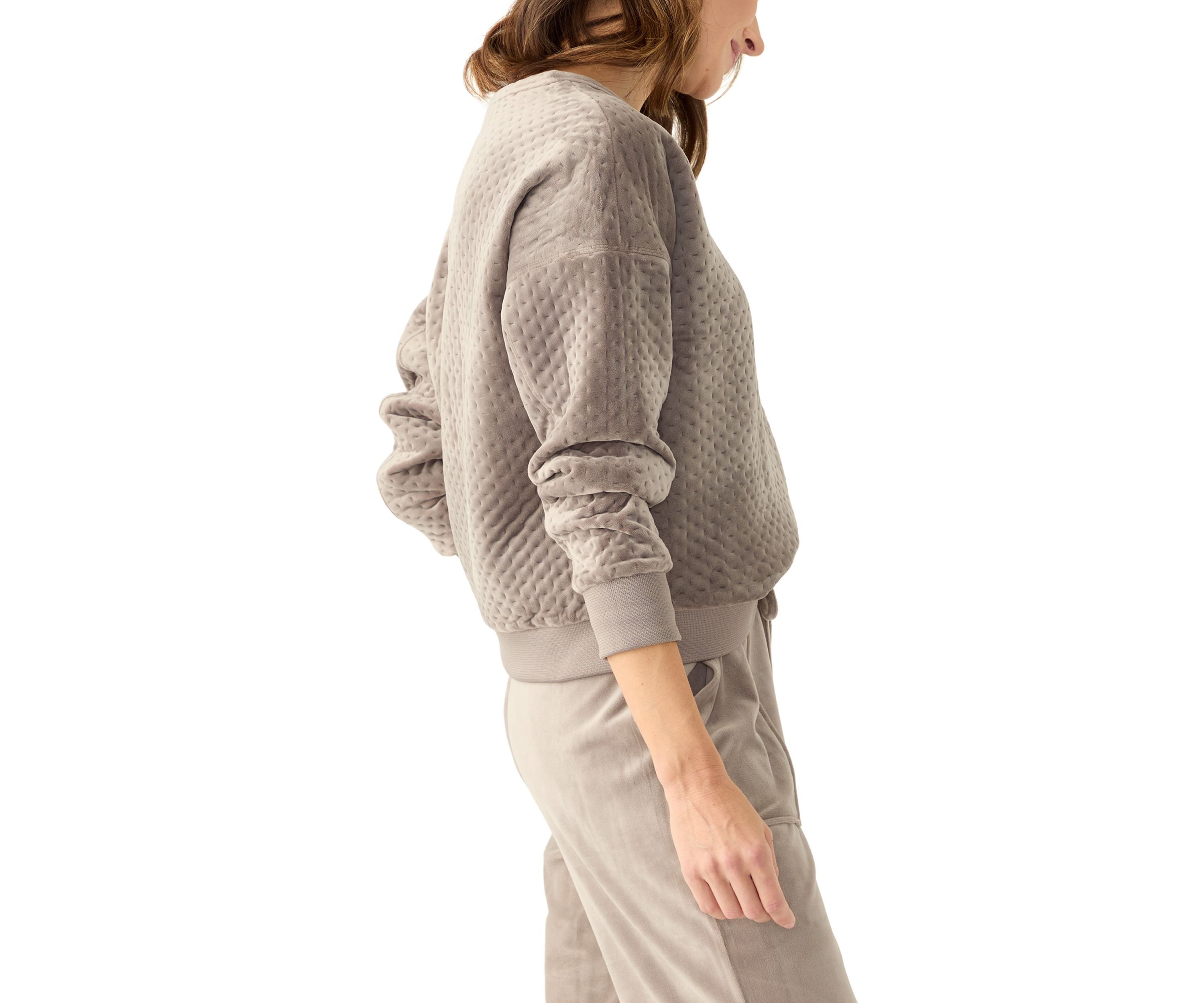 Womens Seam Sleeve Sweatshirt 