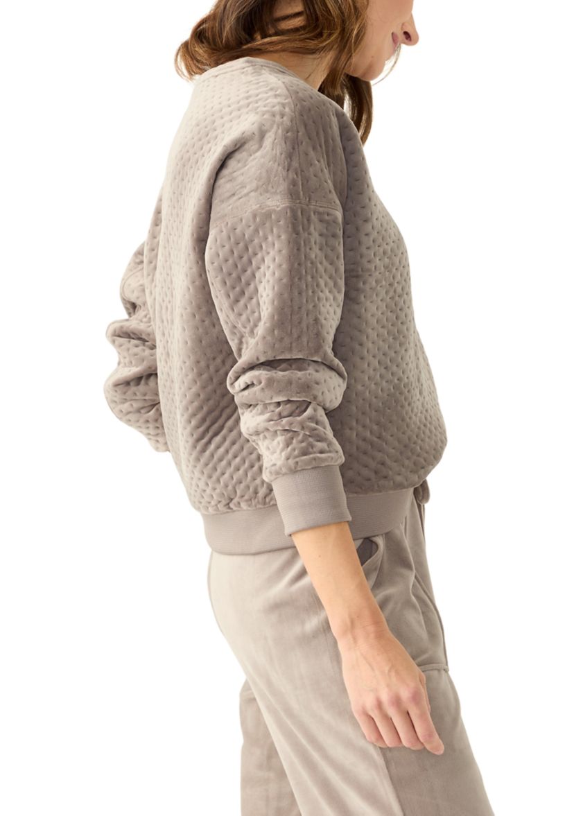 Womens Seam Sleeve Sweatshirt 