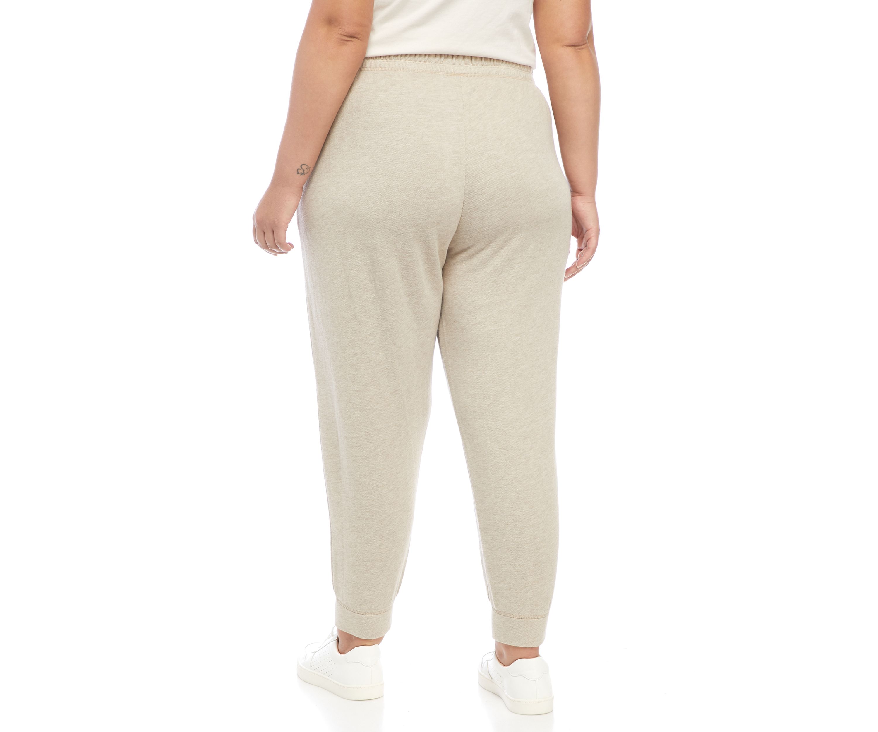 Plus Size Solid Joggers 