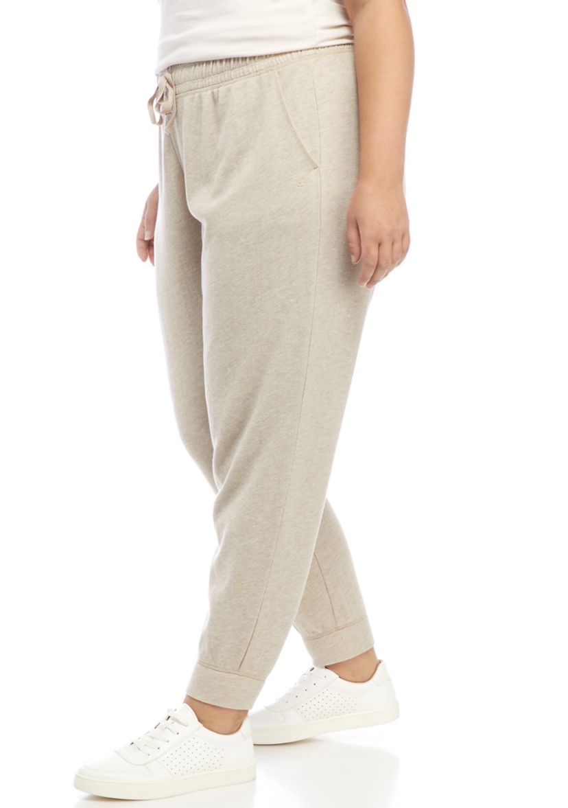 Plus Size Solid Joggers 