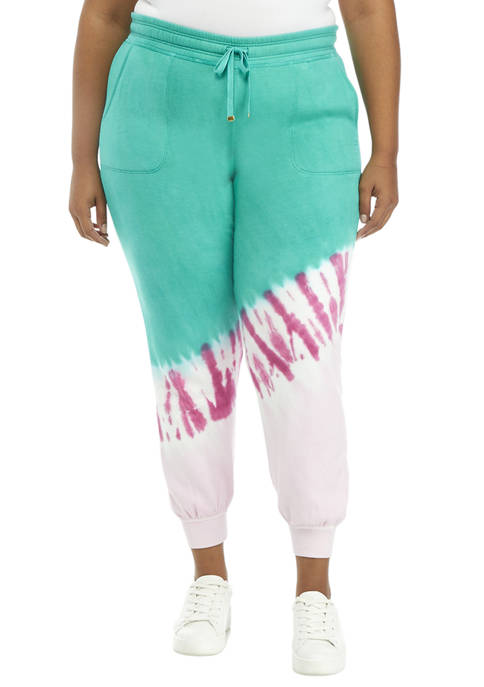 Crown & Ivy™ Plus Size French Terry Joggers