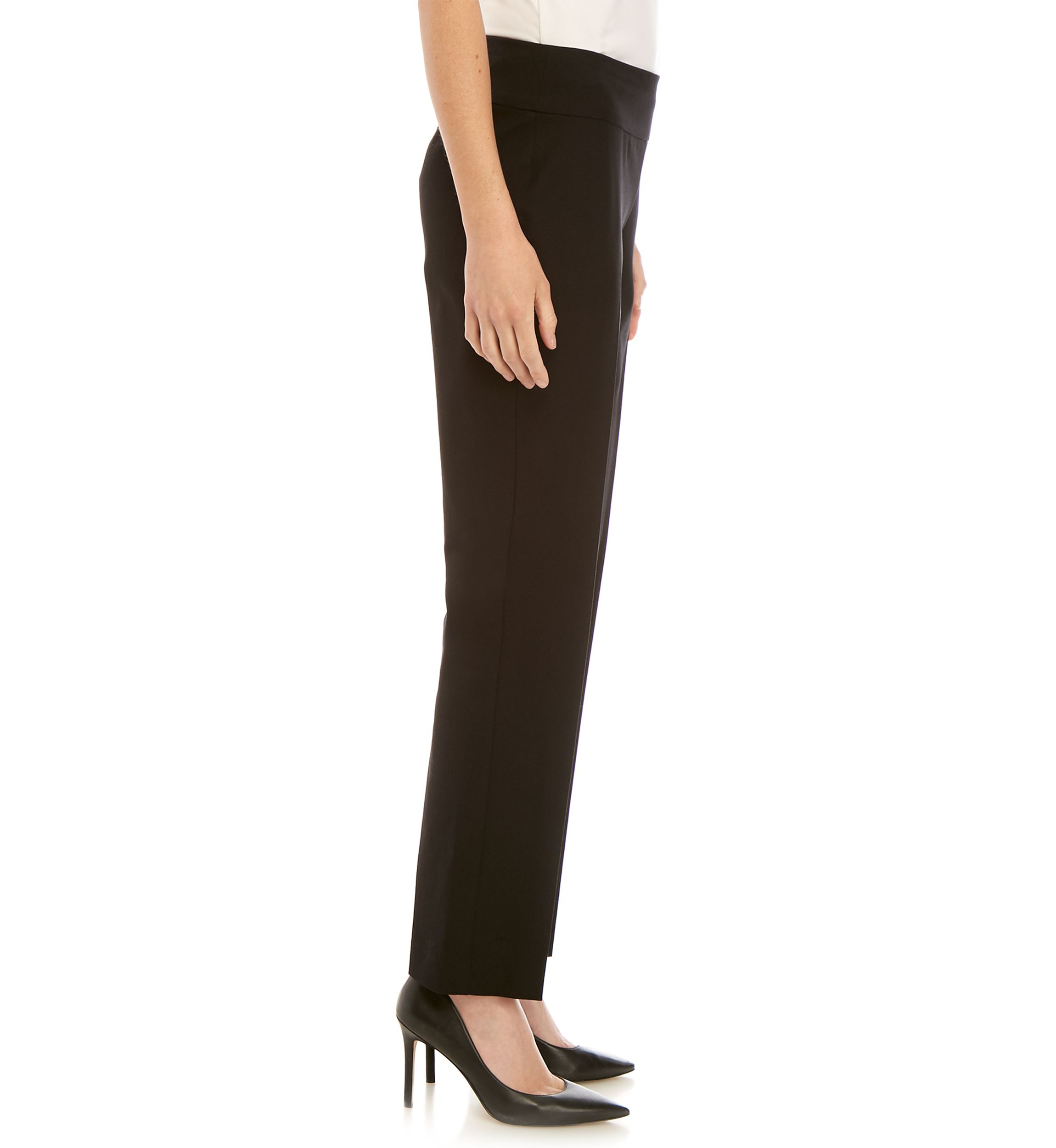 Ashley Bi Stretch Straight Leg Pull On Pants 