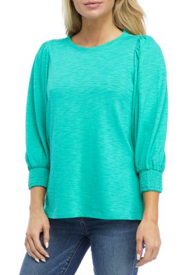 Crown & Ivy™ Women's 3/4 Puff Sleeve Top | belk