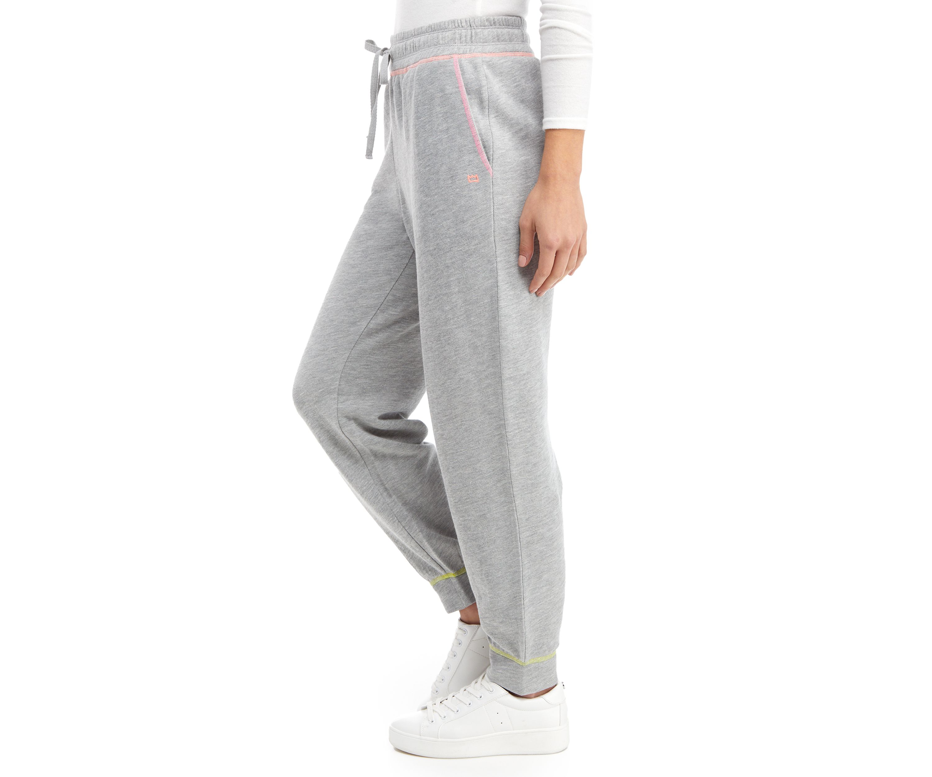 Womens Contrast Stitch Joggers