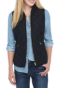 Crown & Ivy™ Solid Puffer Vest | belk