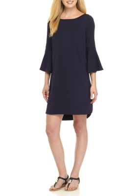 Belk Crown And Ivy Dress Sewing Down South X Crown Ivy Mere Short Sleeve  Printed Eyelet Dress