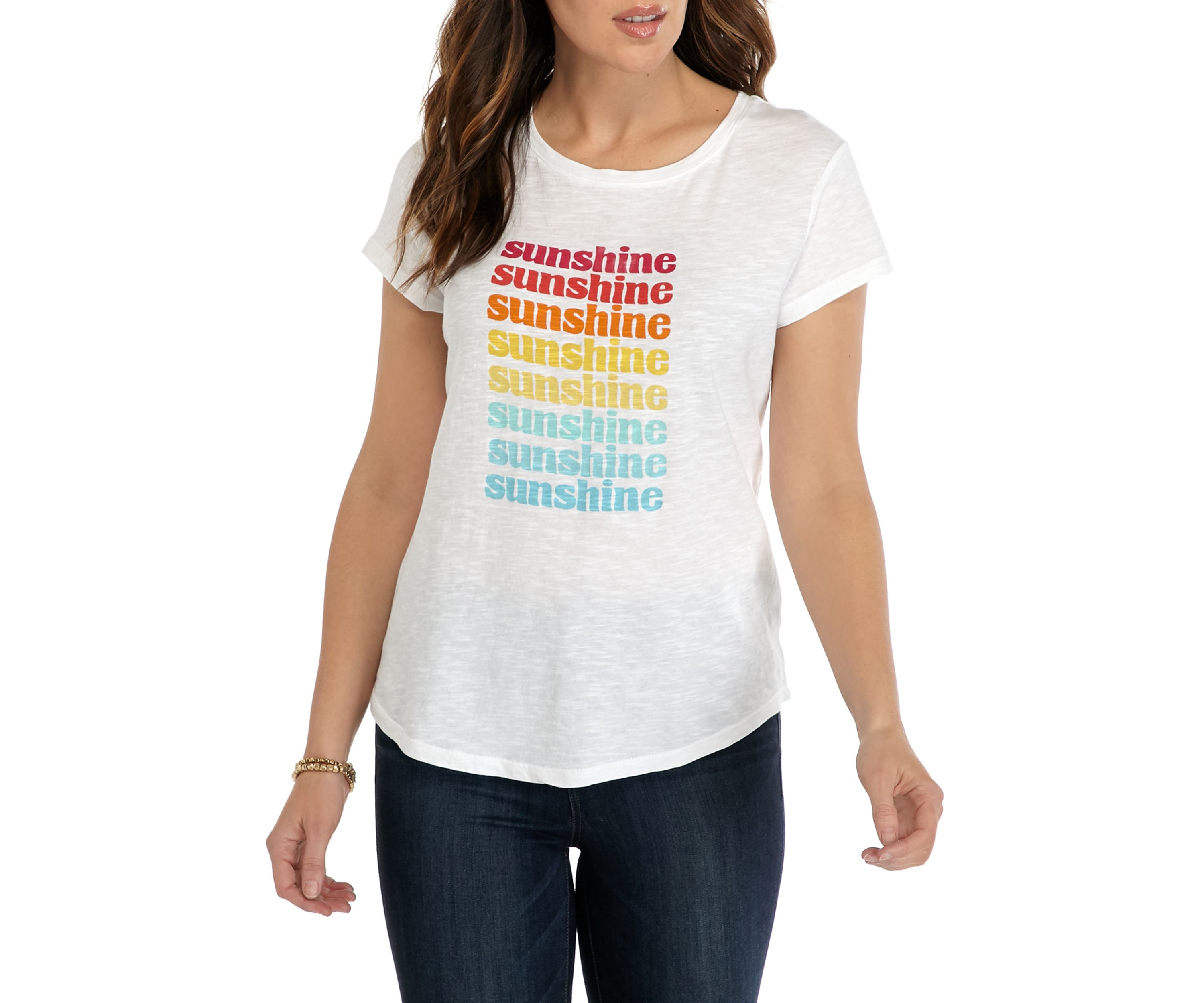 Womens Short Sleeve Graphic T-Shirt